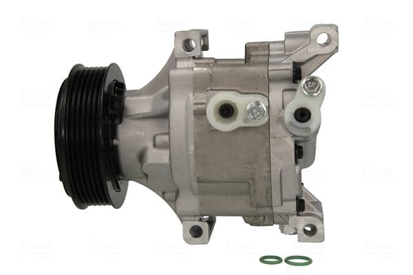 Airconditioning compressor past: FIAT 500, 500 C, BARCHETTA, DOBLO, IDEA, PALIO, PANDA, PUNTO, SIENA, STRADA  LANCIA MUSA, YPSILON 1.2CNG-1.9D 04.95-