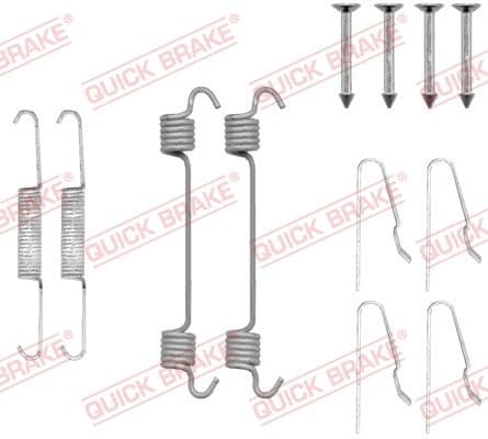 Accessory Kit, parking brake shoes