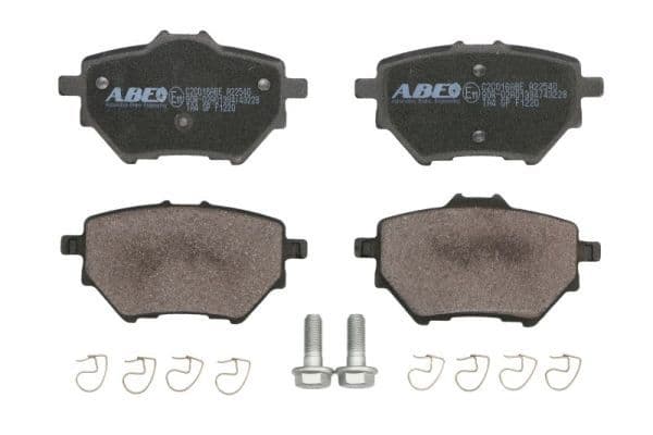 Remblokken set Achter , past: ALFA ROMEO JUNIOR  CITROEN BERLINGO, C4 GRAND PICASSO II, C4 III, C4 PICASSO II, C4 SPACETOURER, C4 X, GRAND C4 SPACETOURER  OPEL ASTRA L, COMBO 1.2-Electric 02.13-