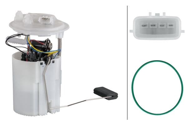 Elektrische brandstofpomp (module) past: RENAULT FLUENCE, GRAND SCENIC III, MEGANE III, SCENIC III 1.4-2.0 11.08-