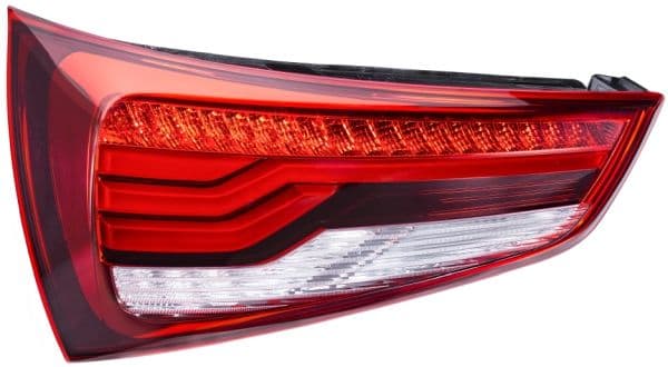 Achterlicht Links (LED/W16W, kleur indicator wit, kleur van het glas red, anti-fog licht, achteruitrijlicht) past: AUDI A1 8X 05.10-06.18