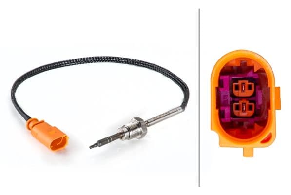 Uitlaatgastemperatuursensor (Uitlaatgasrecirculatie) past: AUDI A4 ALLROAD B8, A4 B8, A5, A6 ALLROAD C7, A6 C7, A7, A8 D4, Q5, Q7  VW TOUAREG 3.0/3.0D 11.07-09.18