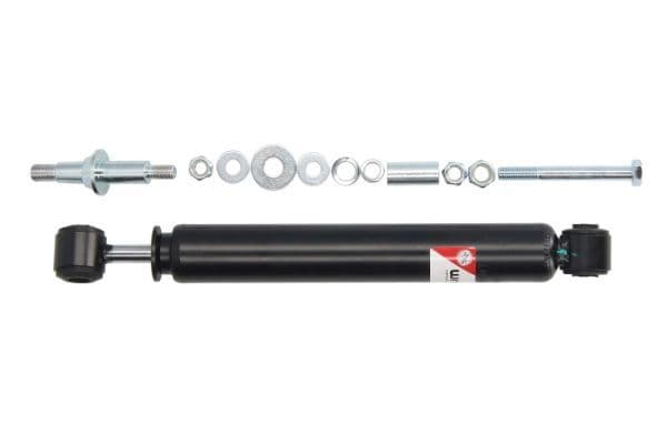 Shock absorber, steering