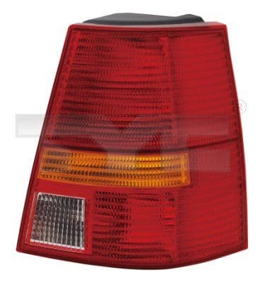 Achterlicht Rechts (kleur indicator oranje, kleur van het glas red) past: VW BORA, GOLF IV Stationwagon 08.97-06.06