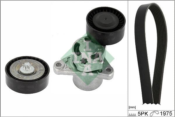 V-snaren set (met rollen) past: MERCEDES CLS (C257), E (A238), E (C238), E (W213), E ALL-TERRAIN (S213), E T-MODEL (S213), G (W463), GLC (C253), GLC (X253), GLE (C167), GLE (V167) 2.9D/3.0D 05.17-