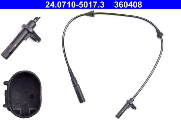 ABS-sensor Voor Links/Rechts past: BMW X5 (E70), X5 (F15, F85), X6 (E71, E72), X6 (F16, F86) 2.0-4.8 10.06-07.19
