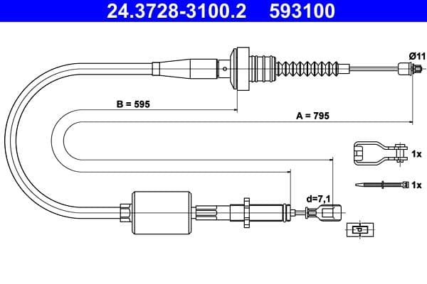 Clutch cable