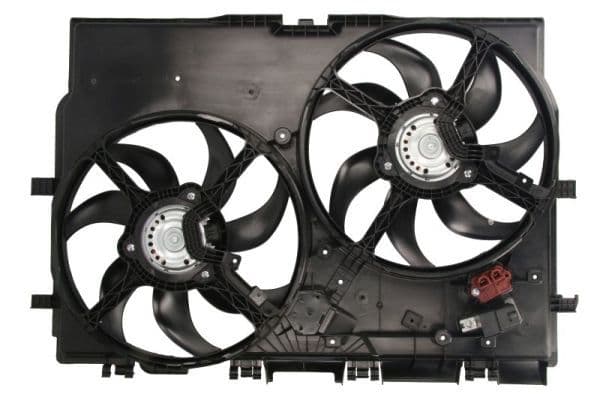 Radiatorventilator (met huisvesting, dubbel) past: FIAT DUCATO 2.2D/2.3D/3.0D 07.06-