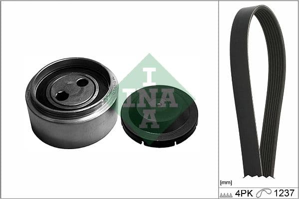 V-snaren set (met rollen) past: AUDI A4 B5, A6 C5, A8 D2, ALLROAD C5  SKODA SUPERB I  VW PASSAT B5, PASSAT B5.5 2.5D 01.97-03.08