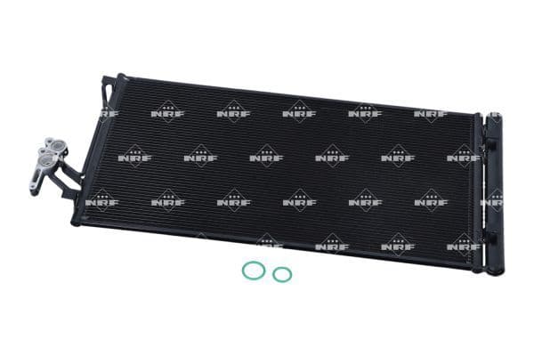 A/C condensator (met droger) past: JAGUAR E-PACE  LAND ROVER DISCOVERY SPORT, RANGE ROVER EVOQUE 2.0-2.0H 06.11-