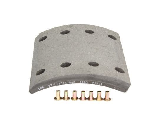 Brake shoe lining Achter (300x200. basis) past: BPW NH, NR 01.82-