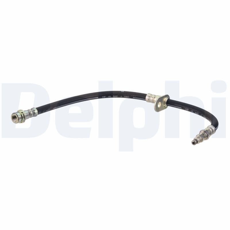 Remleiding/slang Achter Links (lengte 460mm, M10/M10x1) past: FORD TOURNEO CONNECT V408 NADWOZIE WIELKO, TRANSIT CONNECT, TRANSIT CONNECT V408 1.0-1.6D 09.13-