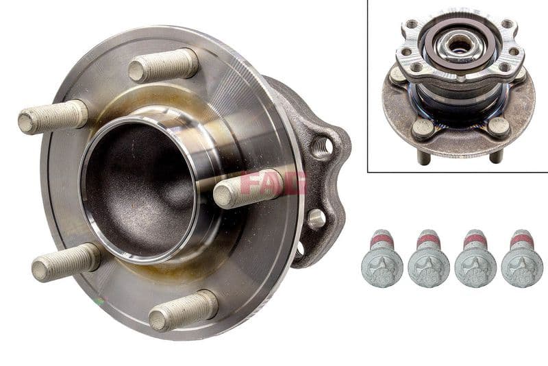 Wiellagerset met naaf Achter Links/Rechts (met hub) (x135,7) past: FORD PUMA 1.0-1.5D 09.19-