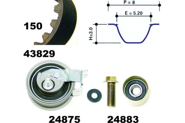 Gasveer motorkap Links/Rechts maximale lengte: 242mm, sUV:84mm ((EN) engine bonnet - saloon, station wagon) past: BMW 5 (E34) KOMBI/SEDAN 06.87-07.96