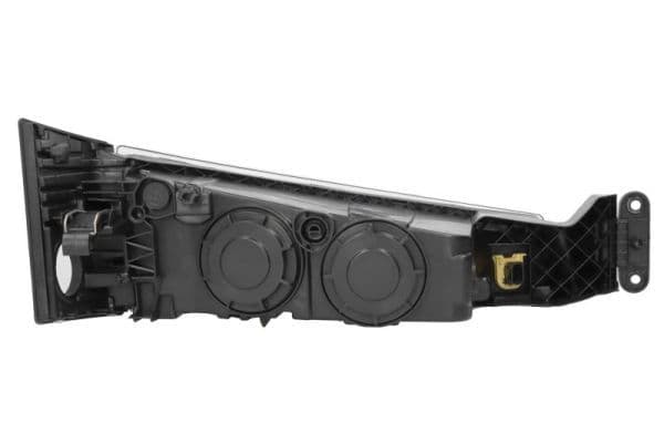 Mistlamp Links (H7x2, met gebogen lichten  zilveren frame) 24V past: VOLVO FH II 01.12-