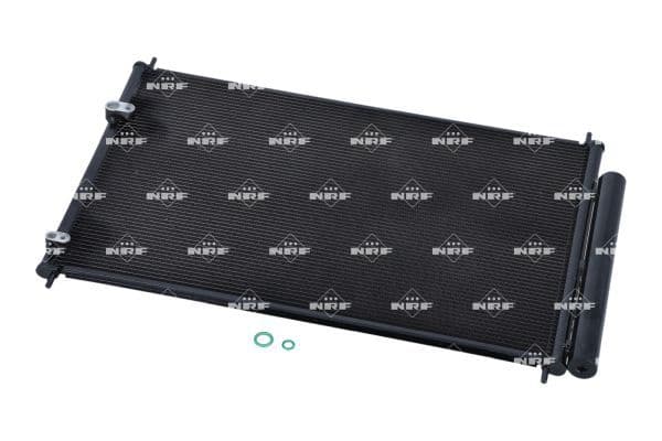 A/C condensator (met droger) past: TOYOTA AURIS, AVENSIS, COROLLA, MATRIX, VERSO 1.3-2.2D 10.06-08.19