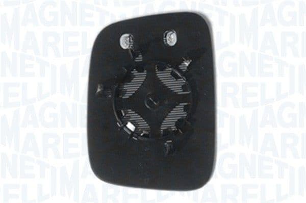 Zijspiegel glas Rechts (in reliëf, met verwarming, chroom) past: VW TRANSPORTER T5 04.03-11.09