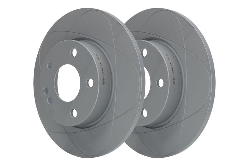 Brake disc, 1pcs, ATE PowerDisc, vol, Cut, Voor   Links/Rechts, buitendiameter 276 mm, dikte 12 mm, past: MERCEDES A (W169) 1.5/2.0D 09.04-06.12