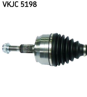 As van de aandrijfas Voor Links 613mm past: VW CALIFORNIA T5 CAMPER, MULTIVAN T5, TRANSPORTER T5 1.9D-3.2 04.03-08.15