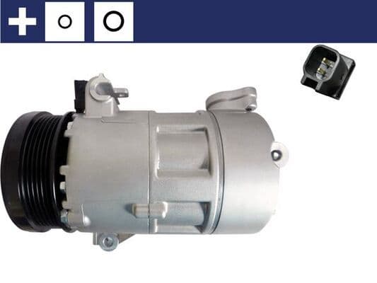 Airconditioning compressor past: VOLVO S60 II, S80 II, V60 I, V70 III, XC60 I  FORD GALAXY II, GALAXY MK II, MONDEO IV, S-MAX  LAND ROVER FREELANDER 2, RANGE ROVER EVOQUE 2.0 09.09-12.19