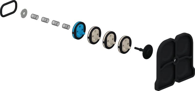 Reparatieset voor kleppen vier-circuit