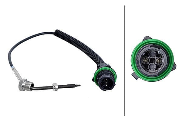 Uitlaatgastemperatuursensor (Vóór katalysator, 2PIN) past: MERCEDES ACCELO, ACTROS MP2 / MP3, ATEGO, ATEGO 2, ATRON, AXOR, AXOR 2, ECONIC  LANDINI REX / REX ORCHARD / REX VINEYARD 01.98-