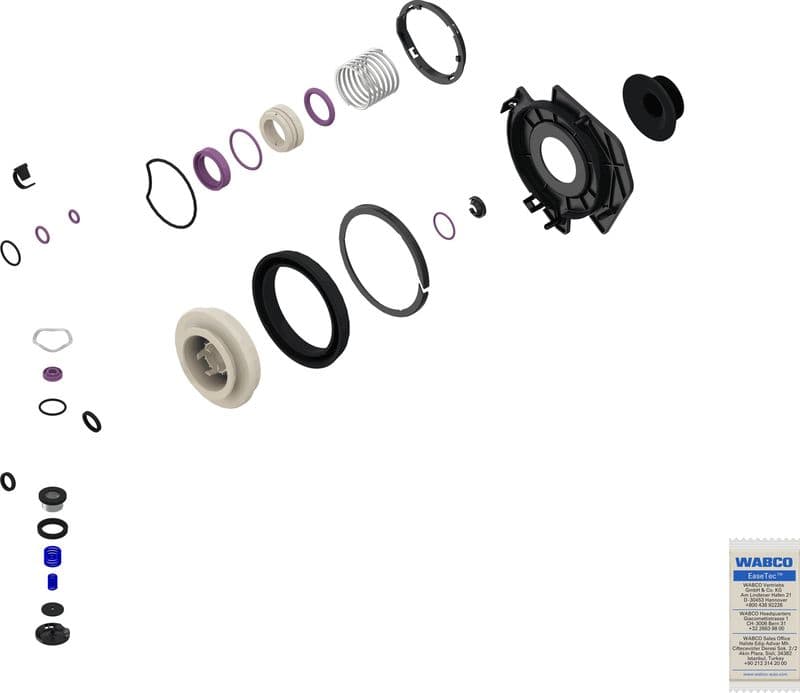 Koppelingsservo reparatieset (voor servo: 970 051 431 0  970 051 445 0) past: MERCEDES