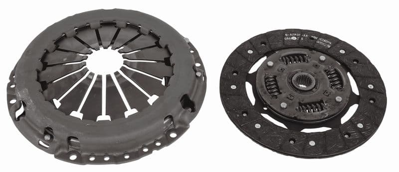 Koppelingskit (228mm) past: FIAT 500X, TIPO  JEEP RENEGADE 1.0 06.18-