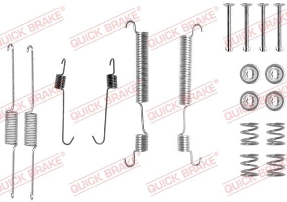 Accessory Kit, brake shoes