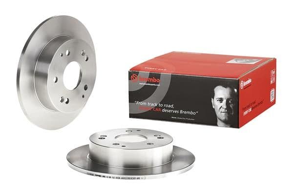 Brake disc Achter Links/Rechts past: HONDA CIVIC VII, INTEGRA 1.4/1.6/2.0 11.00-11.08