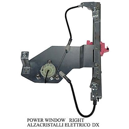 Raamregelaar Achter Rechts (elektrisch, zonder motor) past: CITROEN C3 I, C3 II 02.02-09.16