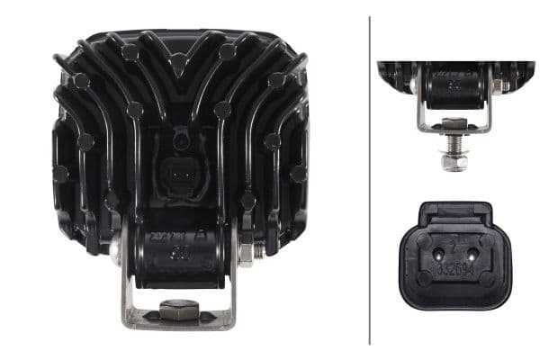 Werklamp (LED, 12/24V, 50W, 4400lm, aantal diodes: 8, hoogte: 133mm, breedte: 115mm, diepte: 86mm) past: FENDT 1000, 500, 700, 800, 900 09.10-