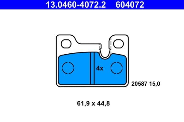 Brake Pad Set, disc brake