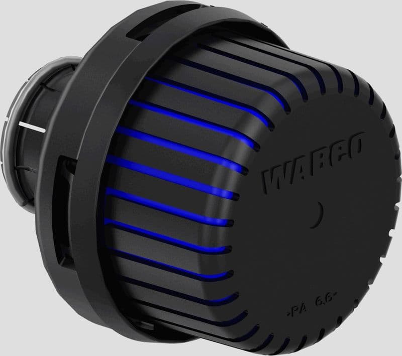 Pneumatische systeem geluiddemper (ingedrukt) past: MERCEDES past: MERCEDES ECONIC 01.98-