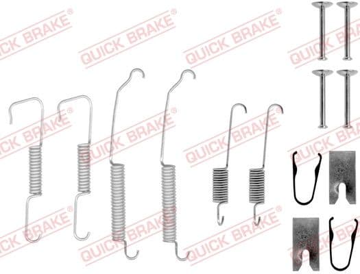 Accessory Kit, brake shoes