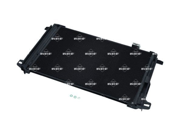 A/C condensator (met droger) past: MERCEDES C (C204), C T-MODEL (S204), C (W204), CLS (C218), CLS SHOOTING BRAKE (X218), E (A207), E (C207), E T-MODEL (S212), E (W212), GLK (X204) 1.6-6.2 01.07-