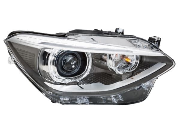 Koplamp Rechts (D1S/LED/PY21W, elektrisch, met motor, geen LED-controller) past: BMW 1 F20, F21 11.10-03.15