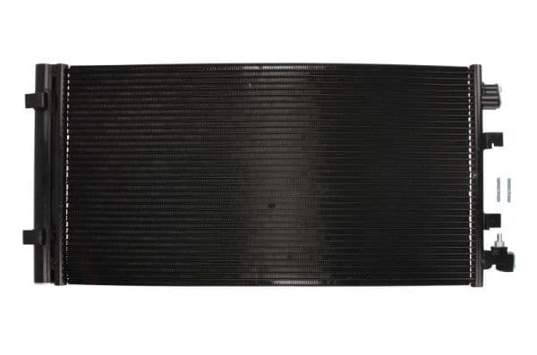 A/C condensator (met droger) past: RENAULT FLUENCE, GRAND SCENIC III, MEGANE, MEGANE III, MODUS, SCENIC III 1.2-2.0D 05.08-