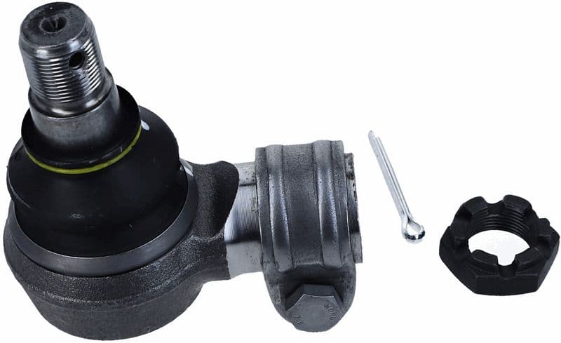 Trekstangeinde (type draad binnen draad richting rechts, M26x1,5mm/M24x1,5mm, L-80mm) past: IVECO EUROSTAR, EUROTECH MH, EUROTECH MP, STRALIS I, STRALIS II, S-WAY  MAN E2000, F2000, F90 03.88-