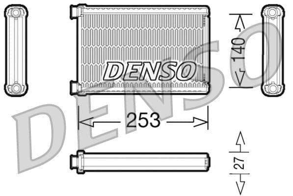 Verwarming past: BMW 1 (E81), 1 (E82), 1 (E87), 1 (E88), 3 (E90), 3 (E91), 3 (E92), 3 (E93), X1 (E84) 1.6-4.0 06.04-06.15