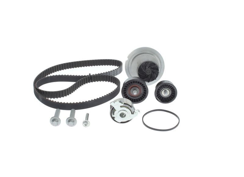 Timingset (riem + poelie + waterpomp) past: OPEL ASTRA G, ASTRA G CLASSIC, COMBO, COMBO TOUR, CORSA B, CORSA C, MERIVA A, TIGRA, VECTRA B, VECTRA C, VECTRA C GTS, ZAFIRA A, ZAFIRA B 1.4-1.6CNG 07.94-