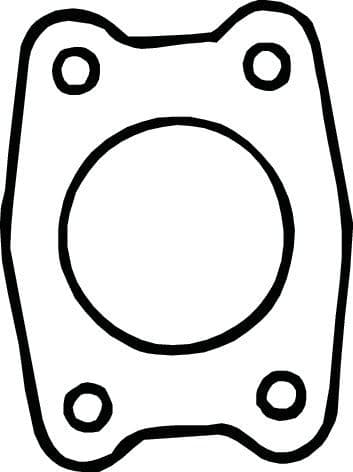 Uitlaatsysteem pakking/afdichting past: VOLVO S40 I, V40  MITSUBISHI CARISMA, SPACE STAR 1.9D 07.95-06.06