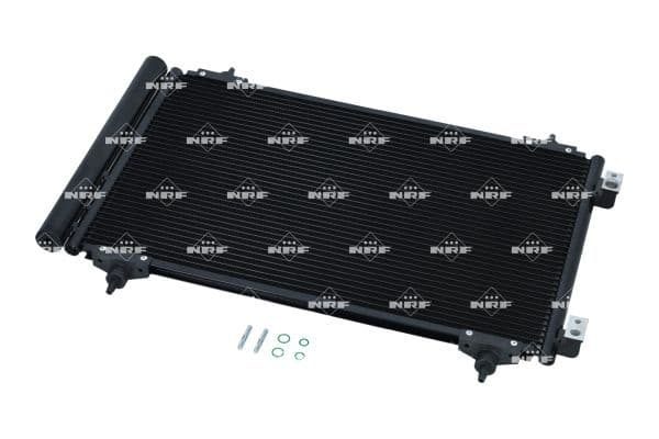 A/C condensator (met droger) past: CITROEN C8, JUMPY II  FIAT SCUDO, ULYSSE  LANCIA PHEDRA  PEUGEOT 807, EXPERT, EXPERT TEPEE  TOYOTA PROACE 1.6D/2.0D 02.06-