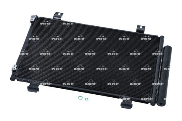 A/C condensator (met droger) past: SUZUKI SWIFT III 1.3-1.6 02.05-