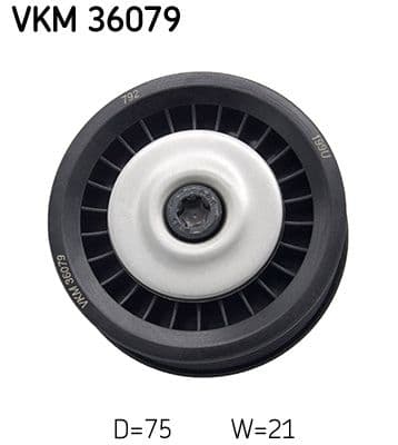 Multi V-riemschijf past: MERCEDES A (W176), B SPORTS TOURER (W246, W242), CITAN MIXTO (DOUBLE CABIN), CITAN (MPV), CITAN TOURER (W420), CITAN/MINIVAN (W415) 1.2-1.6LPG 06.01-