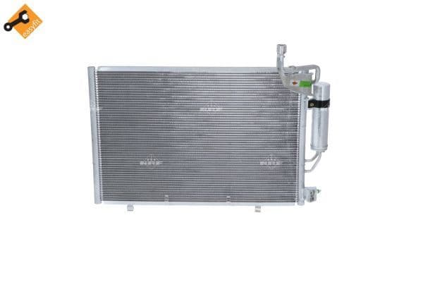 A/C condensator (met droger) past: FORD FIESTA VI 1.0 10.12-04.17