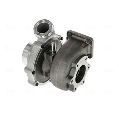 Turbocompressor (met bevestigingskit) past: MAN HOCL, LION´S COACH, LION´S REGIO, TGA, TGS I, TGX I D2066LF01-D2066LUH53 12.00-