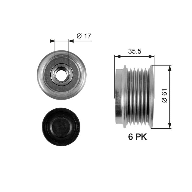 Alternator pulley