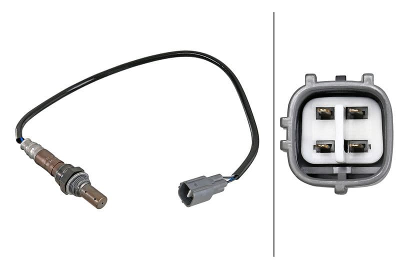 Lambda sonde (aantal draden 4, 560mm) past: TOYOTA AVENSIS VERSO, CAMRY, HIACE IV, PREVIA II, RAV 4 II 2.0-2.7 08.96-11.09
