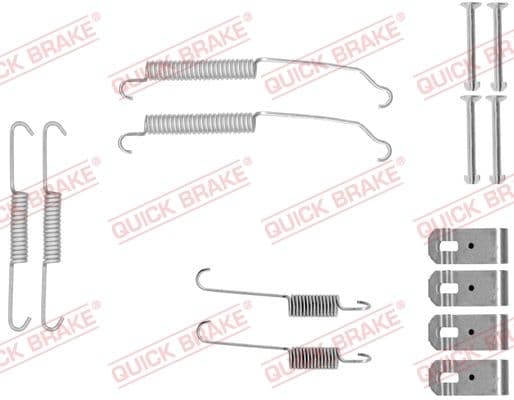 Accessory Kit, brake shoes